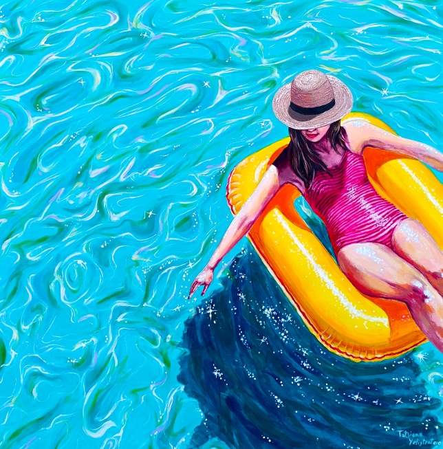 Painting for sale online - Floating into Summer