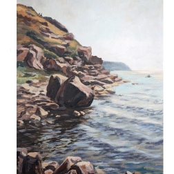 Painting for sale online - A free copy of a painting by Peter Dark Monsted.