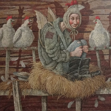Painting for sale online - Chicken is not a bird