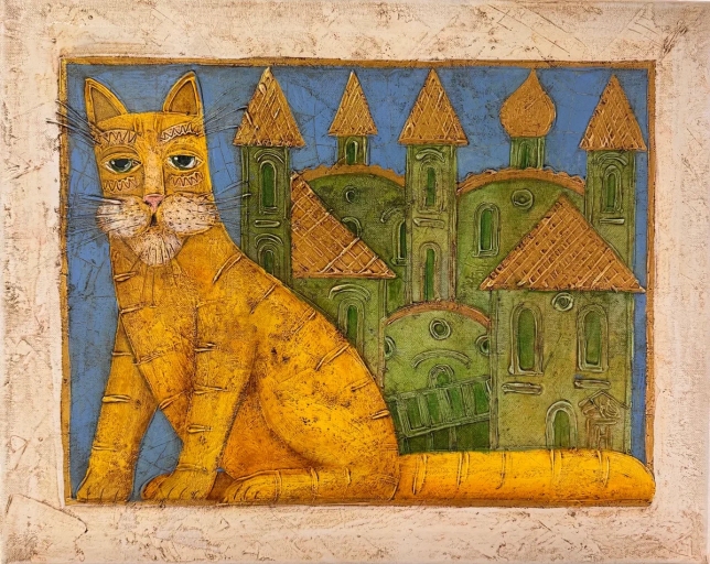 Painting for sale online - Cat