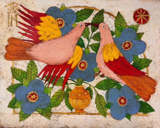Painting for sale online - Kiss of happiness