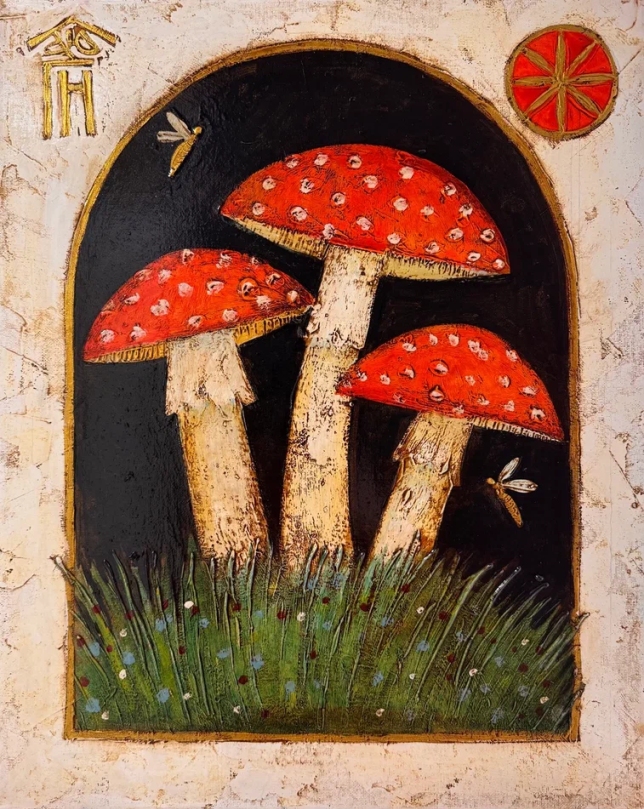 Painting for sale online - Fly agaric