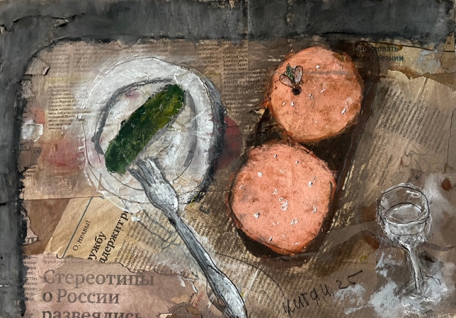 Painting for sale online - Still life with a fly