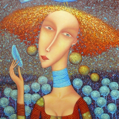 Painting for sale online - Blue Bird