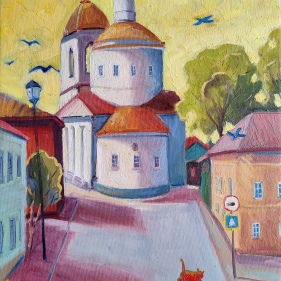 Painting for sale online - The Borovsky motif