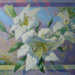 Painting for sale online - Lilies