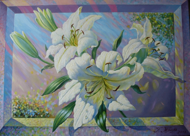 Painting for sale online - Lilies