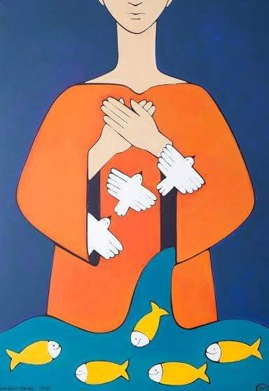 Painting for sale online - In the sleeves