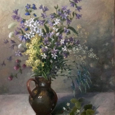 Painting for sale online - Bouquet with bells