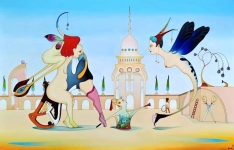 Painting for sale online - Caretaker of the Cemetery of Love's Dreams
