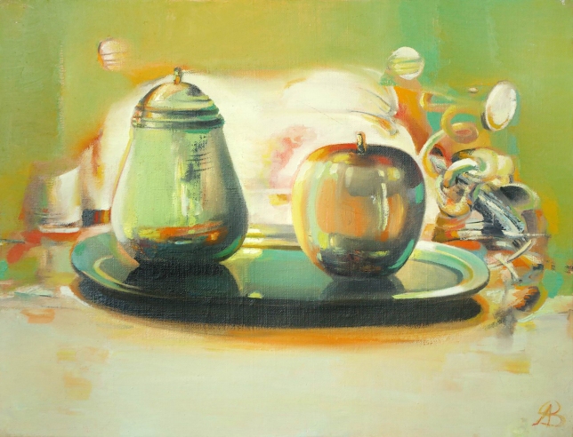 Painting for sale online - Glass apple