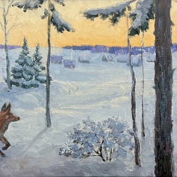 Painting for sale online - What a meeting!