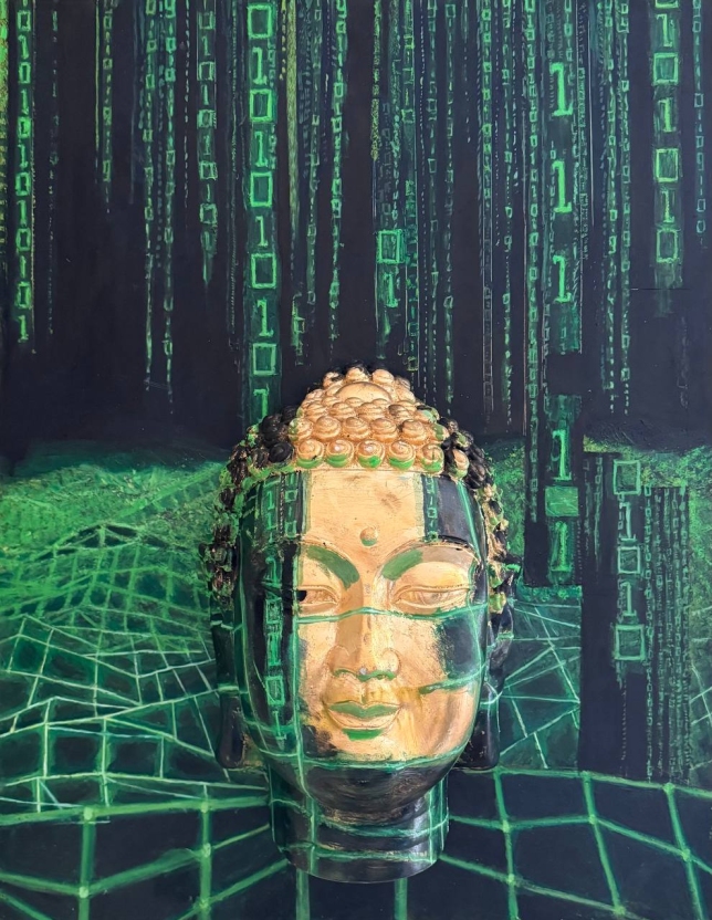 Painting for sale online - Matrix, Buddha