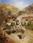 Painting for sale online - The Saint-Gotthard Post