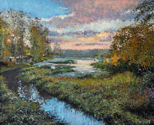 Painting for sale online - In the autumn silence