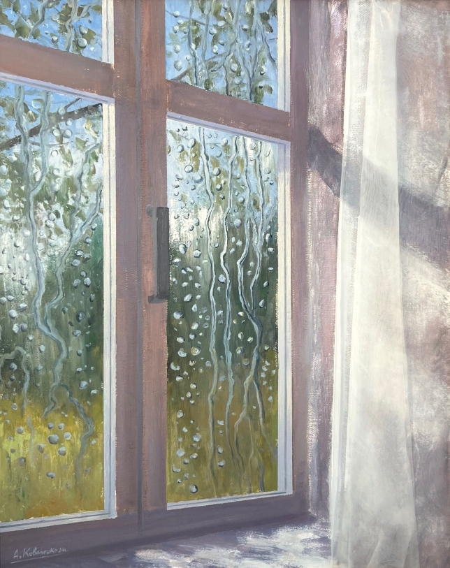 Painting for sale online - Summer rain