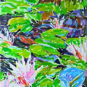 Painting for sale online - Lilies 