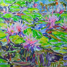 Painting for sale online - Water lilies