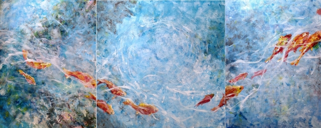 Painting for sale online - In the stream