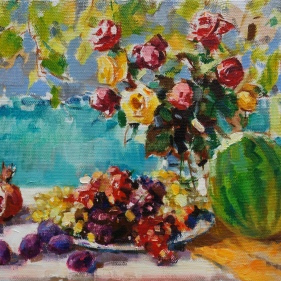 Painting for sale online - Balaklava traditional still life