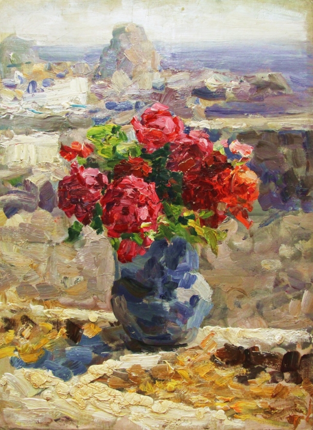 Painting for sale online - Crimean roses
