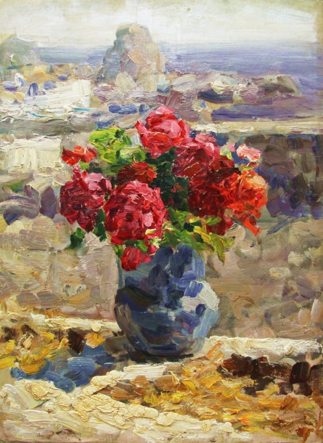 Painting for sale online - Crimean roses