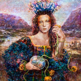 Painting for sale online - Gold fish