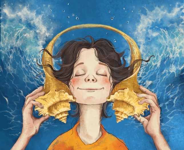Painting for sale online - Listening Within 