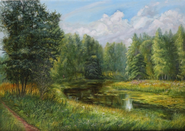 Painting for sale online - The Prime of Summer