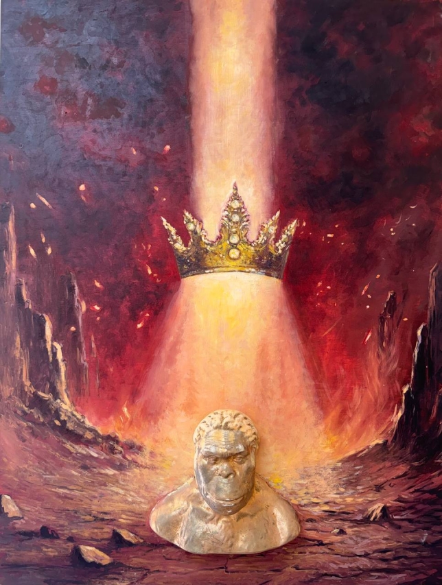 Painting for sale online - Coronation of Homo sapiens