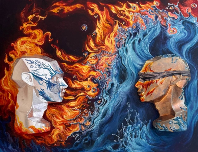 Painting for sale online - Yin and Yang