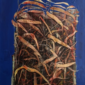 Painting for sale online - On a blue background