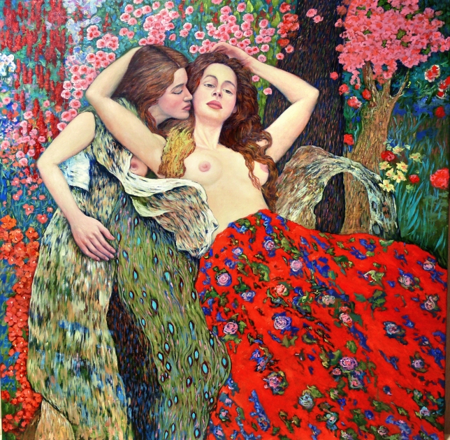 Painting for sale online - Two sisters