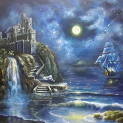 Painting for sale online - At the edge of the world