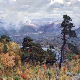 Painting for sale online - Expanses of Siberia