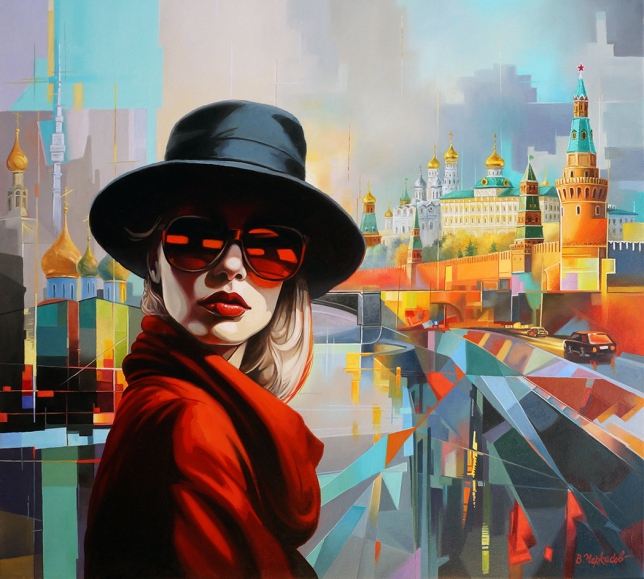 Painting for sale online - The Moscow beauty