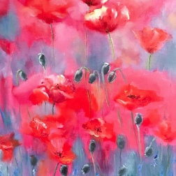 Painting for sale online - Poppies