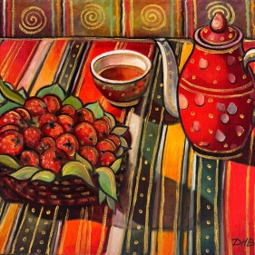 Painting for sale online - Strawberry scent