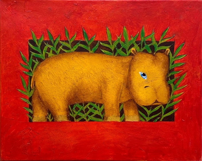 Painting for sale online - Among the earthly grasses