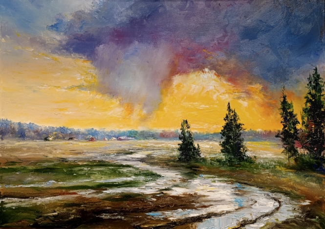 Painting for sale online - All will be fine!