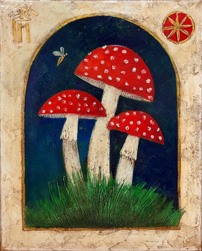 Painting for sale online - Mushroom Tale