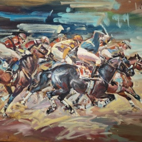 Painting for sale online - The Race