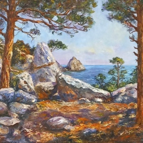 Painting for sale online - The Crimean coast