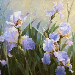 Painting for sale online - Irises