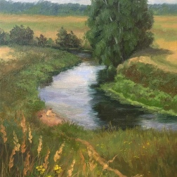 Painting for sale online - On the beloved river