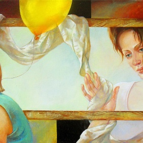 Painting for sale online - Not Painted Picture of a Yellow Balloon