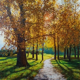 Painting for sale online - Golden autumn