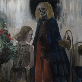 Painting for sale online - The girl and death