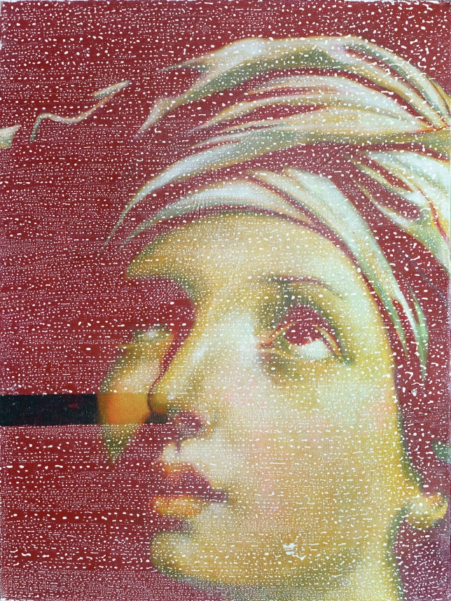 Painting for sale online - Homage to Guido Reni  (The Visible Invisible Serie)