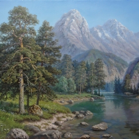 Painting for sale online - Rocky shore